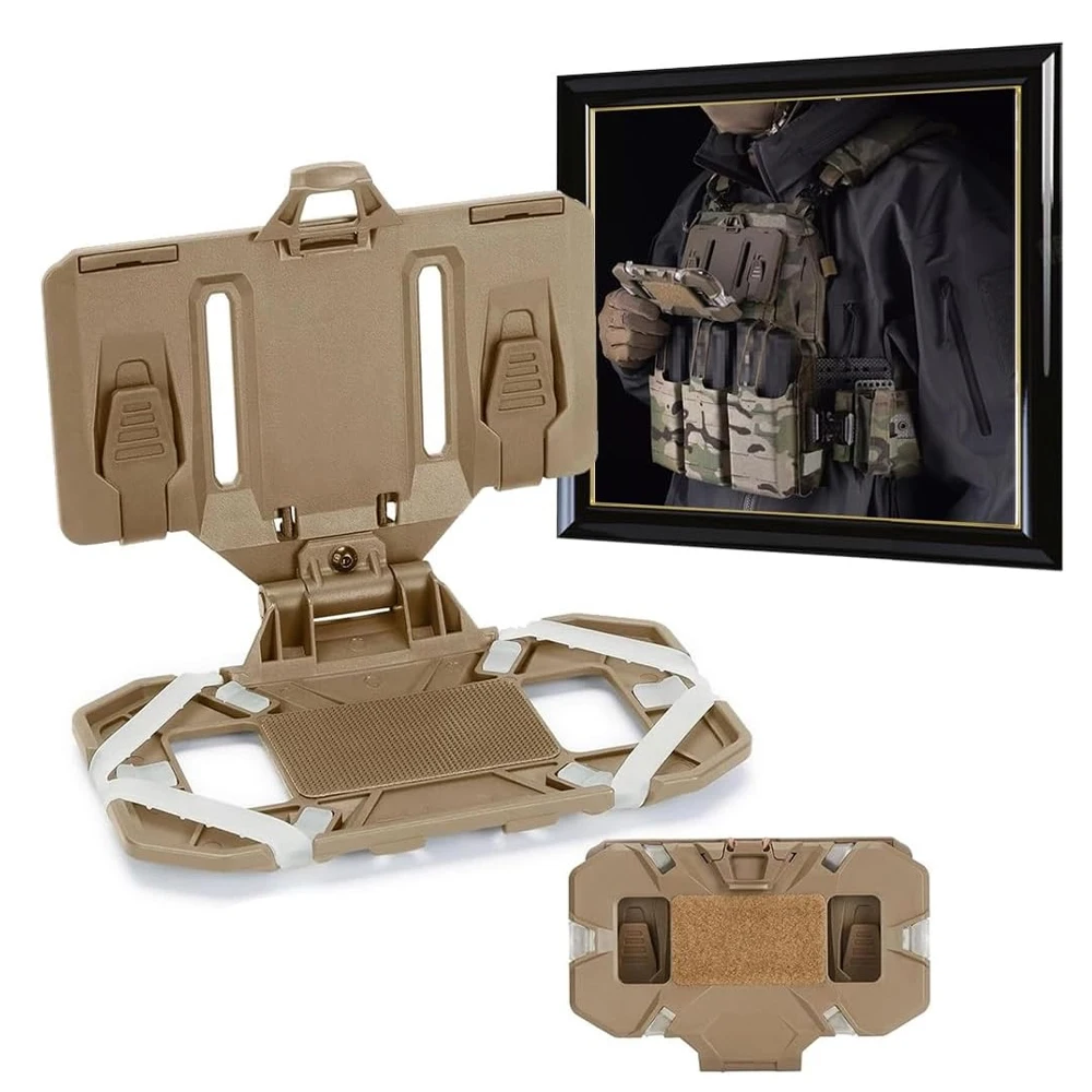 

Жилет-держатель для телефона, переноска для Molle Navigation, телефонная доска, быстрый доступ, складной держатель, тактический жилет, нагрудный кронштейн