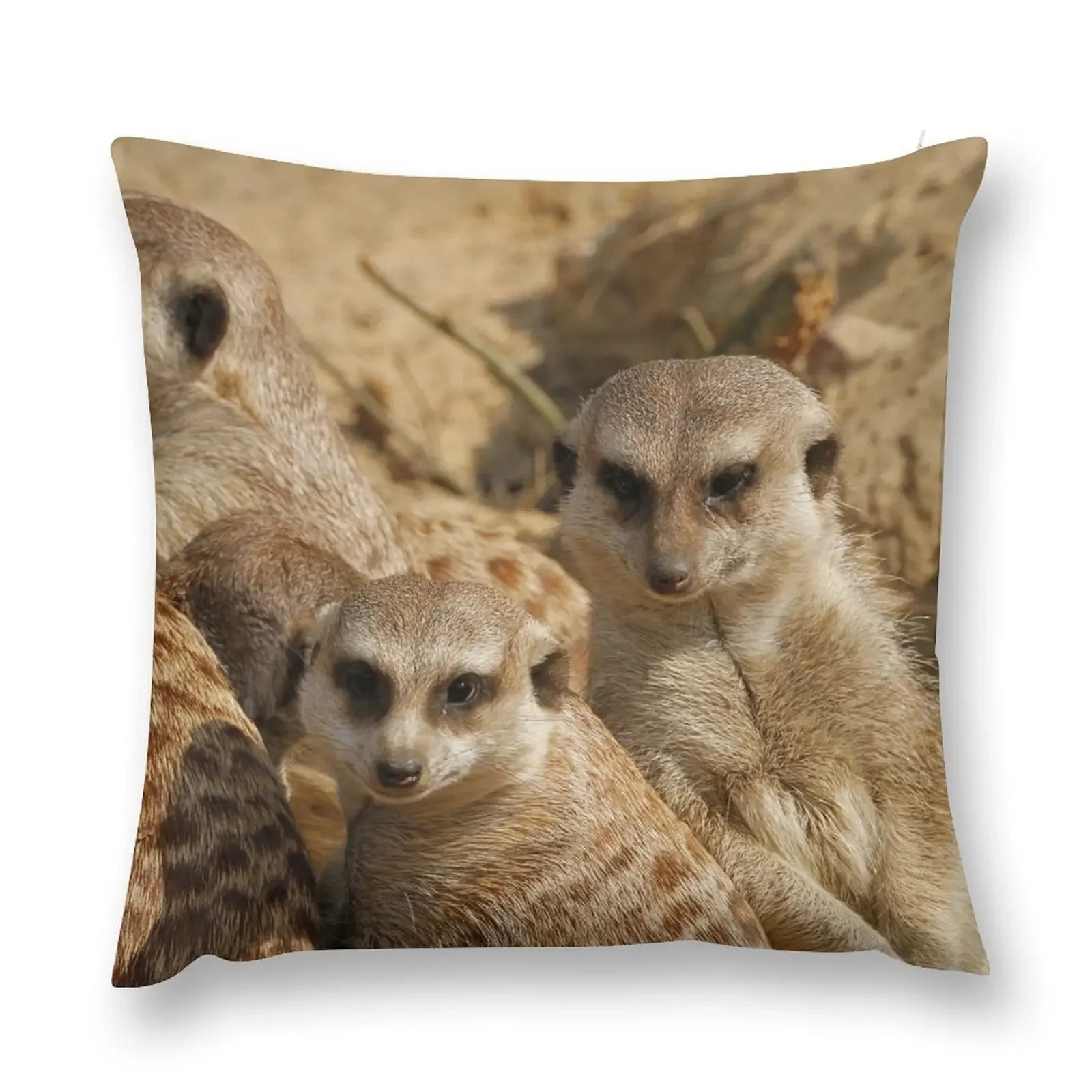 Meerkat 039 Throw Pillow Christmas Pillow Bed pillowcases covers for pillows Cushion Covers For Living Room pillow