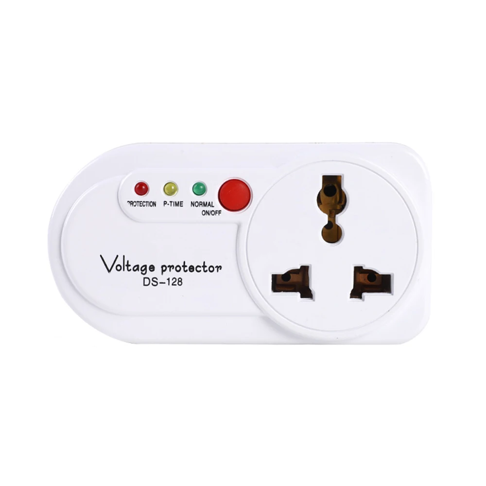 

Electronic Voltage and Surge Protector for Refrigerator Single Outlet 16A Over and Under Voltage Protector with Indicator Light