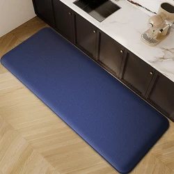 Thickened absorbent kitchen floor mat coral fleece bathroom mat toilet anti-slip mat quick-drying dirt-resistant entrance mat