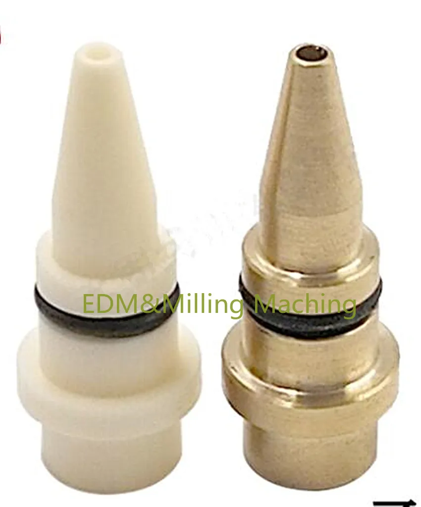 1PC Wire EDM Machine CNC Spark S801 Copper White Ceramic Aspirator Nozzle 16*2*40mm S504 S5030