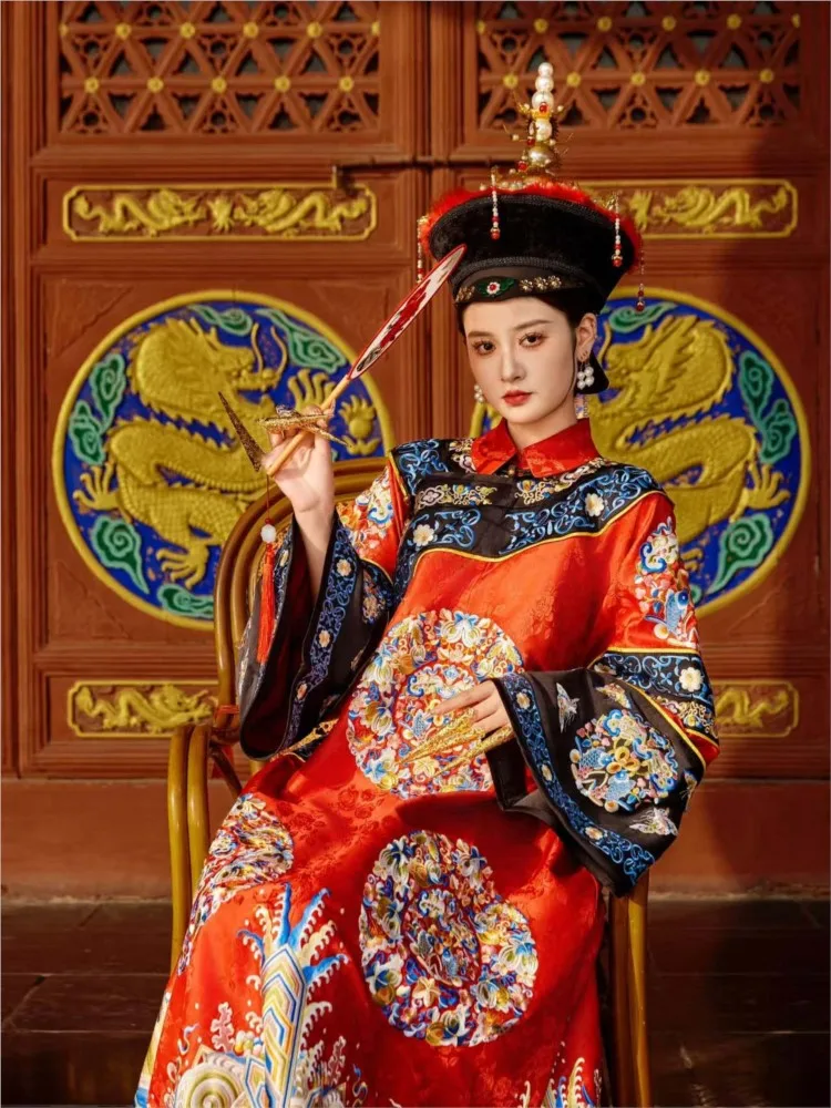 

Императорское платье наложницы в китайском стиле, женский плащ Cheongsam Han, свадебный плащ невесты
