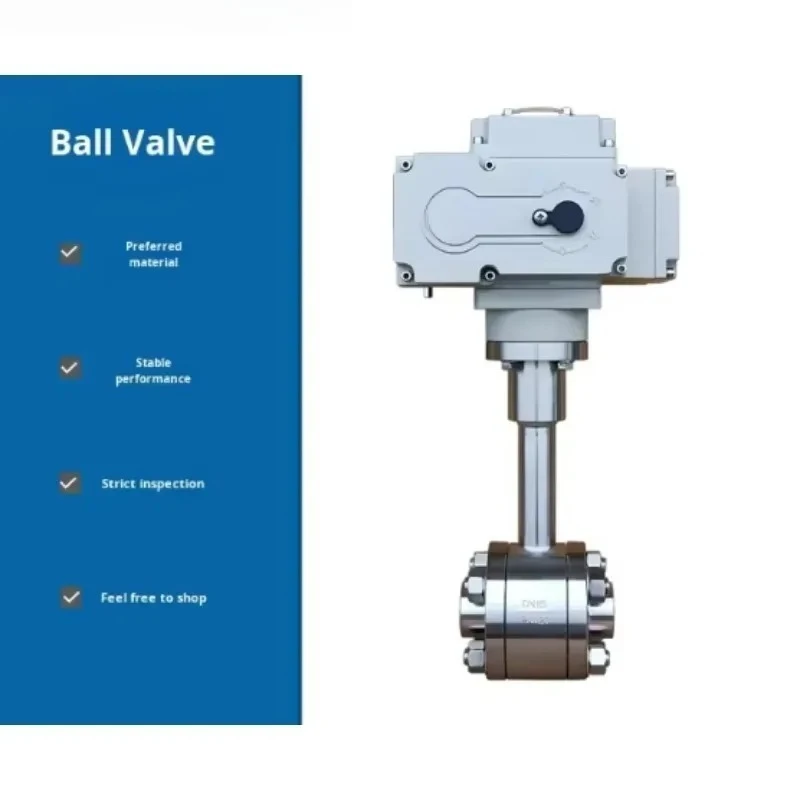 Válvula de mariposa eléctrica Q961F para G como temperatura ultrabaja -196 ℃   Brida de soldadura 304 para nitrógeno líquido GNL