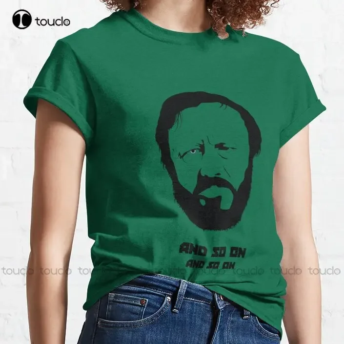 Slavoj Zizek - Portrait Classic T-Shirt Tennis Shirts For Men Cotton Outdoor Simple Vintage Casual Tee Shirts Xs-5Xl Unisex New