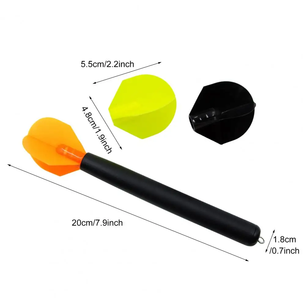 20CM/50G Carp Fishing Dart Marker Float with 3 Interchangeable Tail Water Depth Measuring Positioning Float Fishing Accessories