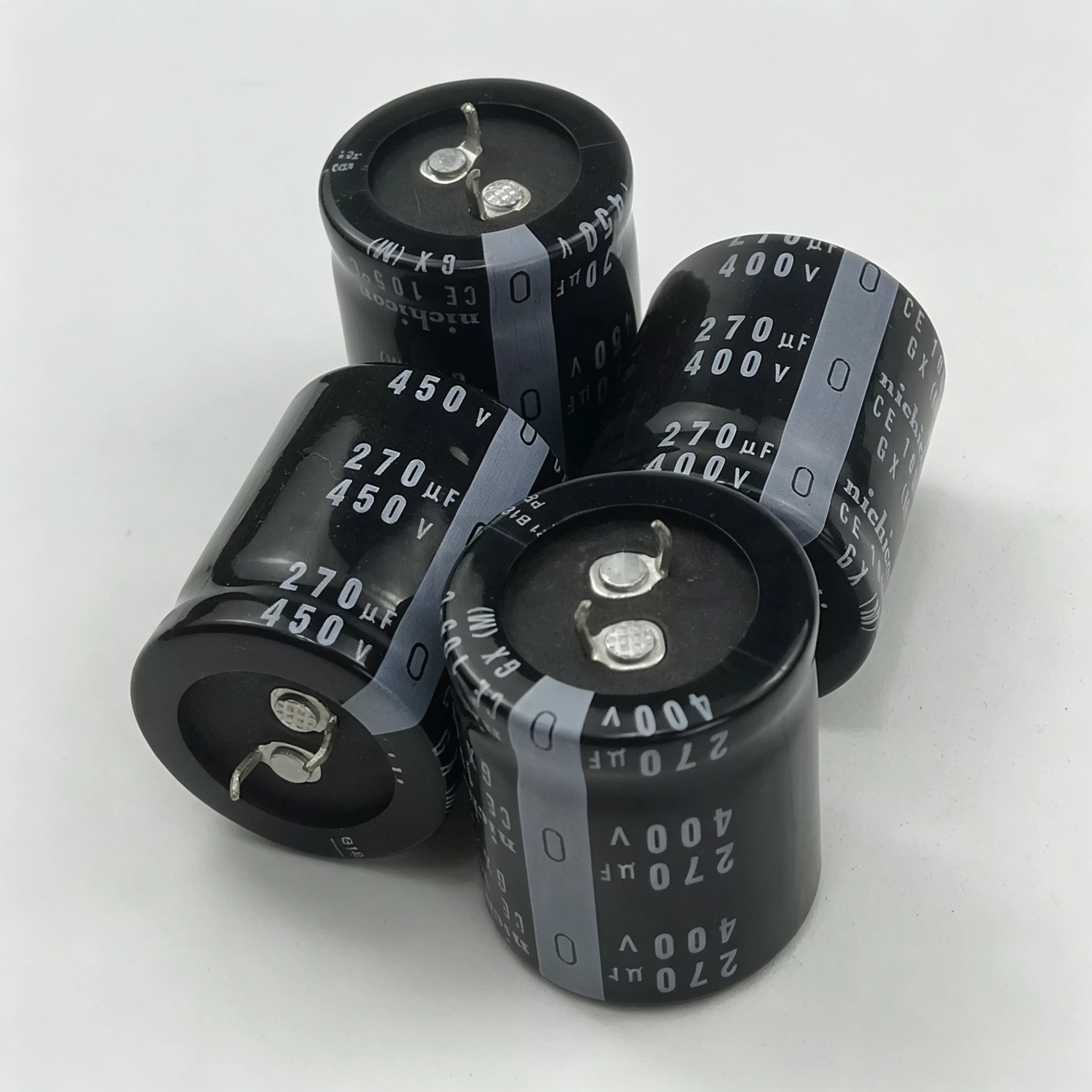2PCS 400V 270UF 450V 22x50 25x40 25x45 25x50 30x30 30x35 30x40 30x50 35x25 35x30 aluminum electrolytic capacitor 270UF Nichicon