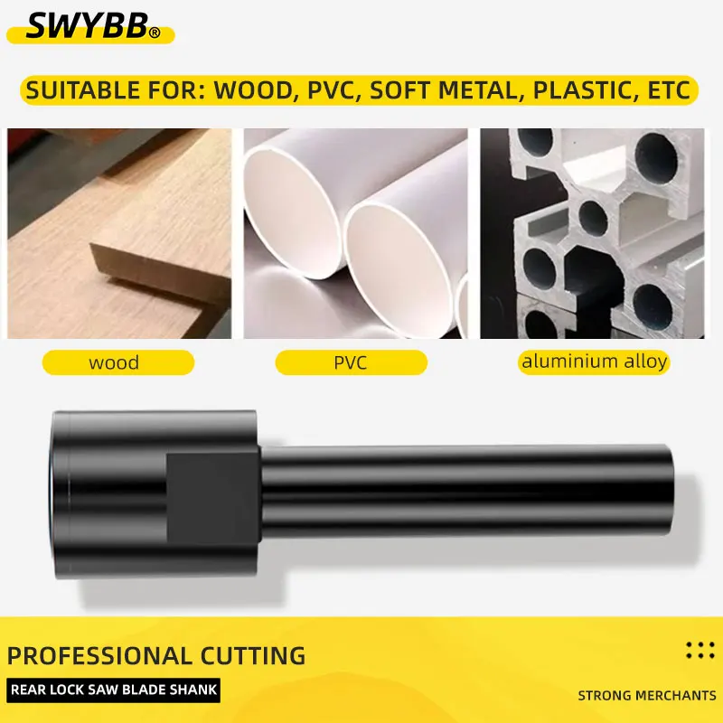 SWYBB Saw Millimg Cutter Slitting CNC Slotting Machining Metal Cutting Tool  Rear Lock 10mm 13mm Saw Arbor Blade Holder