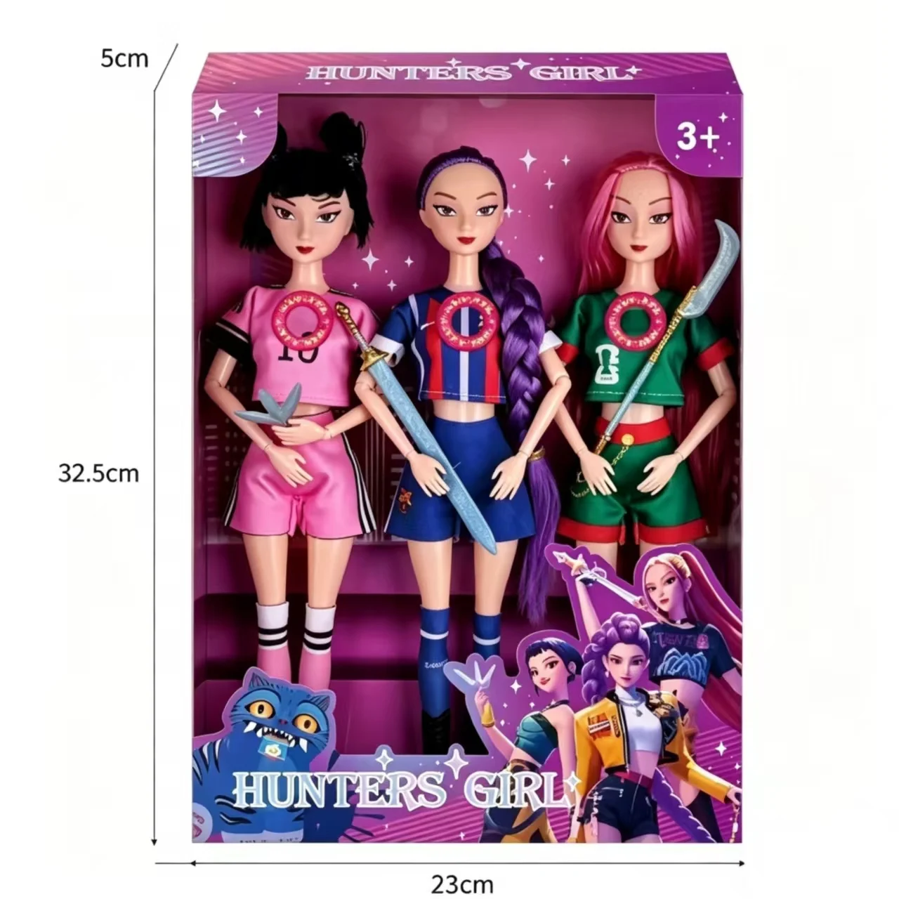 2026_Hot Muñeca K-Pop con Temática Musical de Anime, con Set de Regalo, Muñeca Delicada de 12 Pulgadas con Cuerpo Sólido y 15 Articulaciones, Ideal para Regalos # @