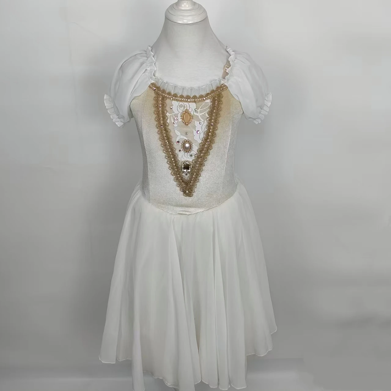 

Professional Long Ballerina Dress for Adults Women Kids Ballet Tutu Dance Costume Tulle Girls Dance Wear Performance Dress