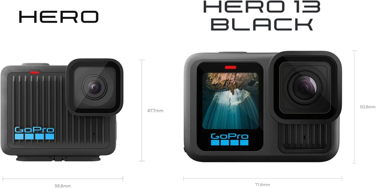GoPro Hero Waterproof Action Camera 4K Ultra HD Video 12MP Photo Touch Screen Compact Design for Adventure Sports