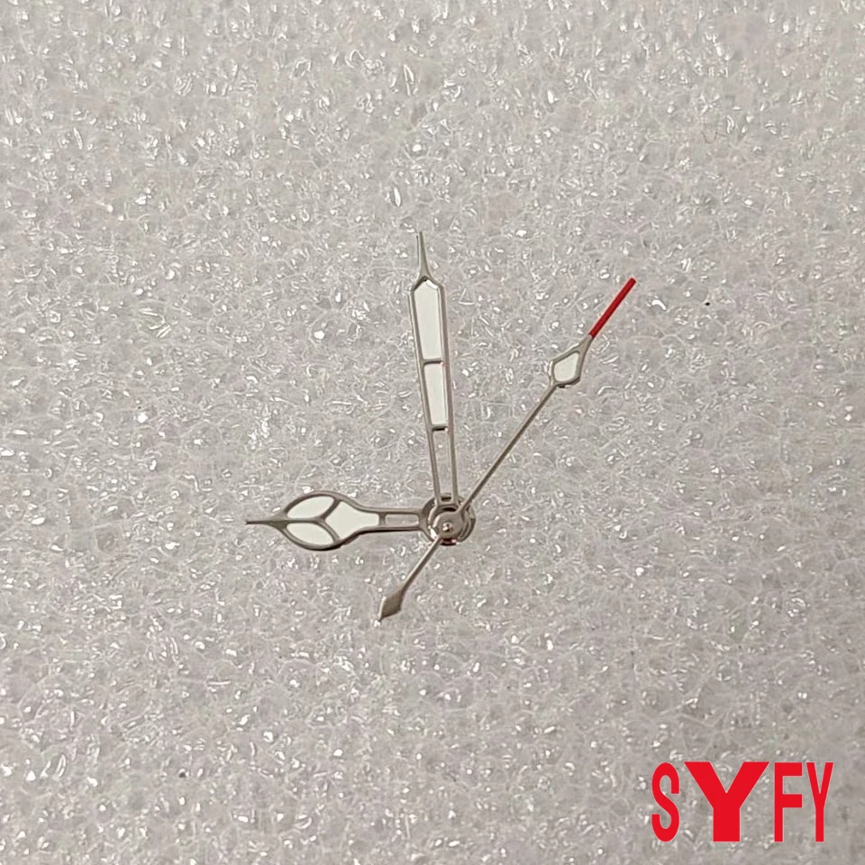 Green Luminous Modified Watch Metal Hands With Silver/Gold Borders Suitable For NH35/NH36/4R/7S SEIKO Movement Watches Pointers