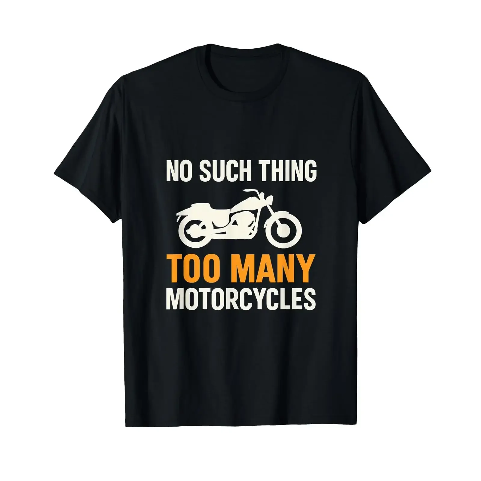 T-shirt imprimé motard vintage délavé unisexe polyvalent légèrement confortable, pas de casse-tête avec les motos.