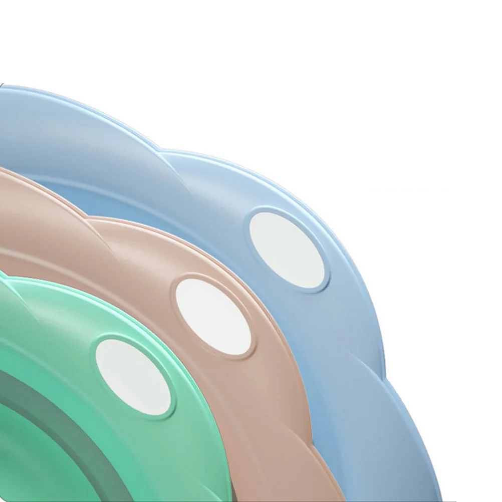 

1pc Portable Wash Basin Folding For -Blue Reusable Lightweight Travel Camping Washbowl Large Capacity Plastic