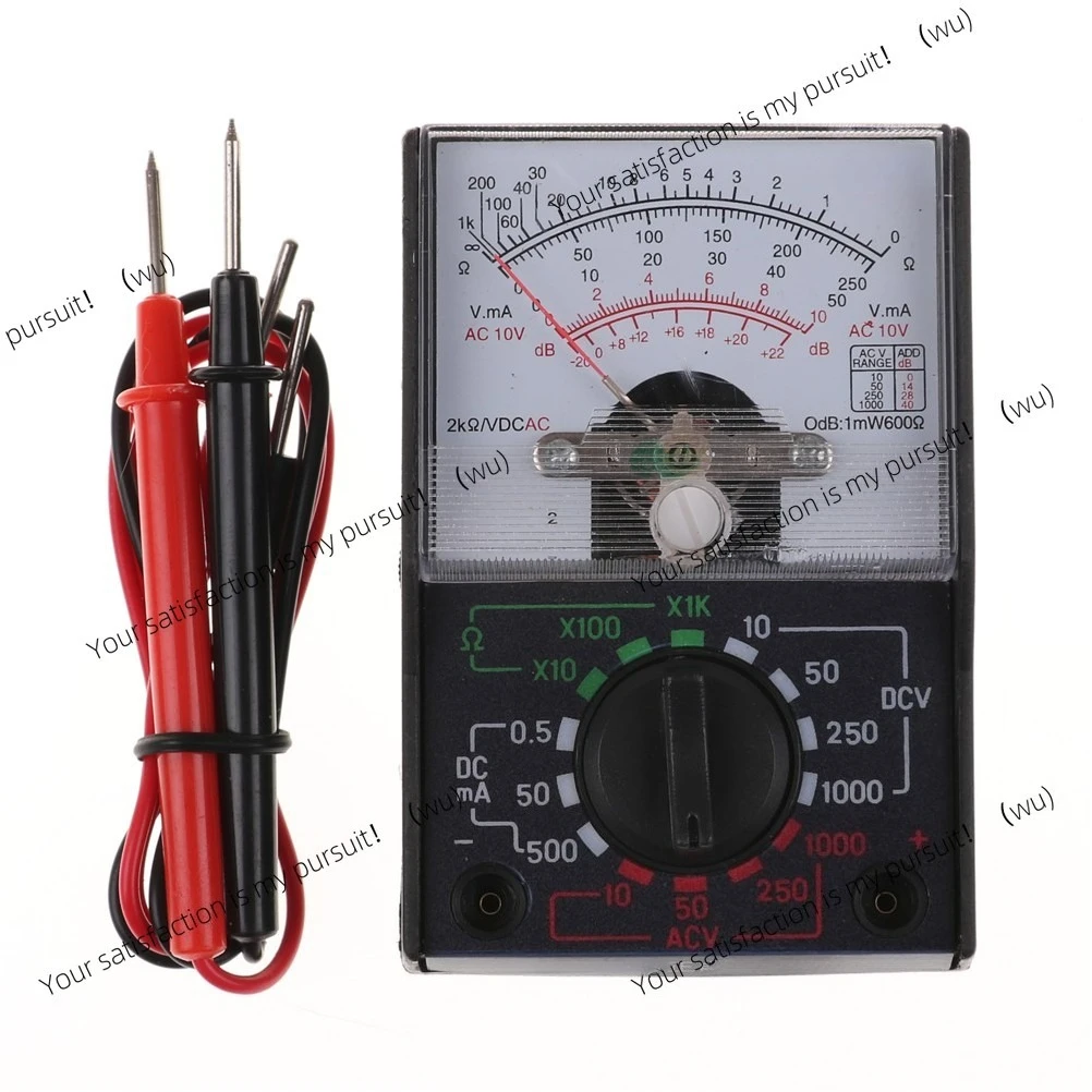 MF-110A AC and DC analog multimeter with test pen 250V 1000V voltmeter 250mA
