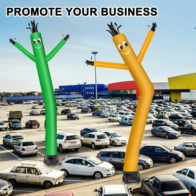 Guy Puppet Dancing Man com conjunto completo de soprador de 1 HP, 20 pés 18 polegadas (amarelo)