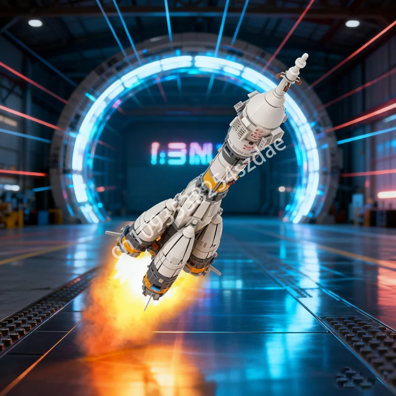 

3743 шт. MOC Sojus FG пространство модель строительные блоки строительные игрушки DIY творческое образование кирпич детские рождественские подарки на день рождения