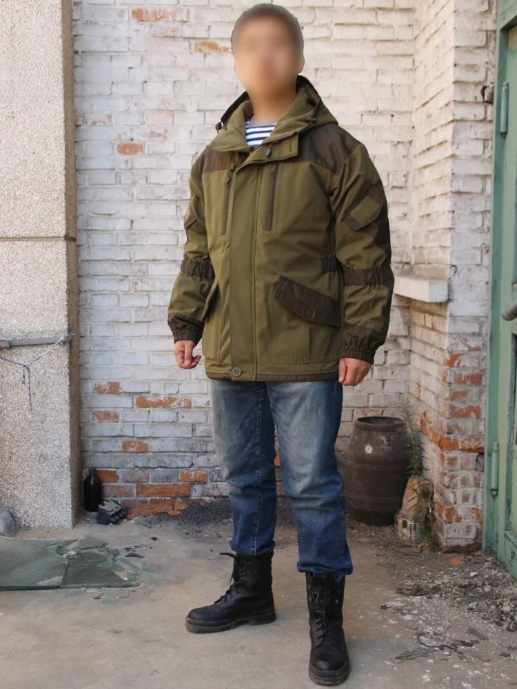 Chaqueta de Trabajo de Camuflaje para Exteriores con Forro Polar de Invierno Gorka de las Fuerzas Especis Rusas de la Era ...