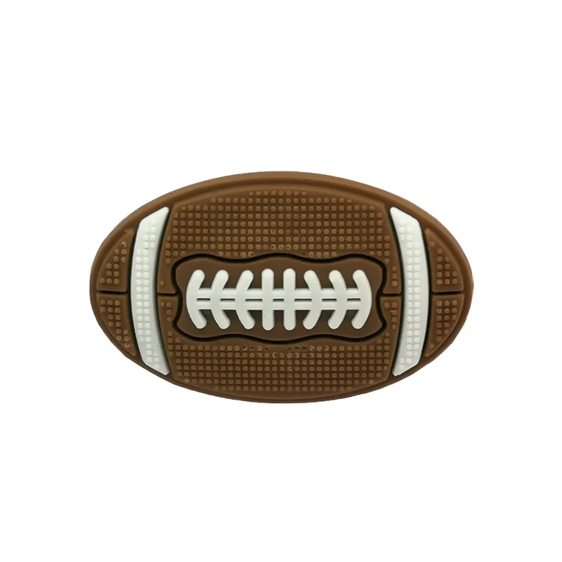 1/30 stücke Sport Schuh Charms Basketball Fußball Tennis Schuh Dekorationen Baseball Rugby Snooker Pins für Männer Jungen Clog Schnallen – Detail 11