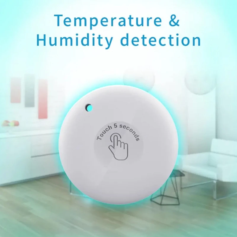 Tuya Bluetooth PT216B White Temperature Meter Indoor And Outdoor Thermometer Hygrometer Sensor Gauge