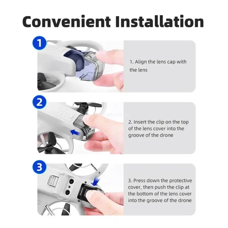 

Transparent Camera Lens Cover Lens Case for UAV Essential Quadcopter Camera Protector Accessory Dropship