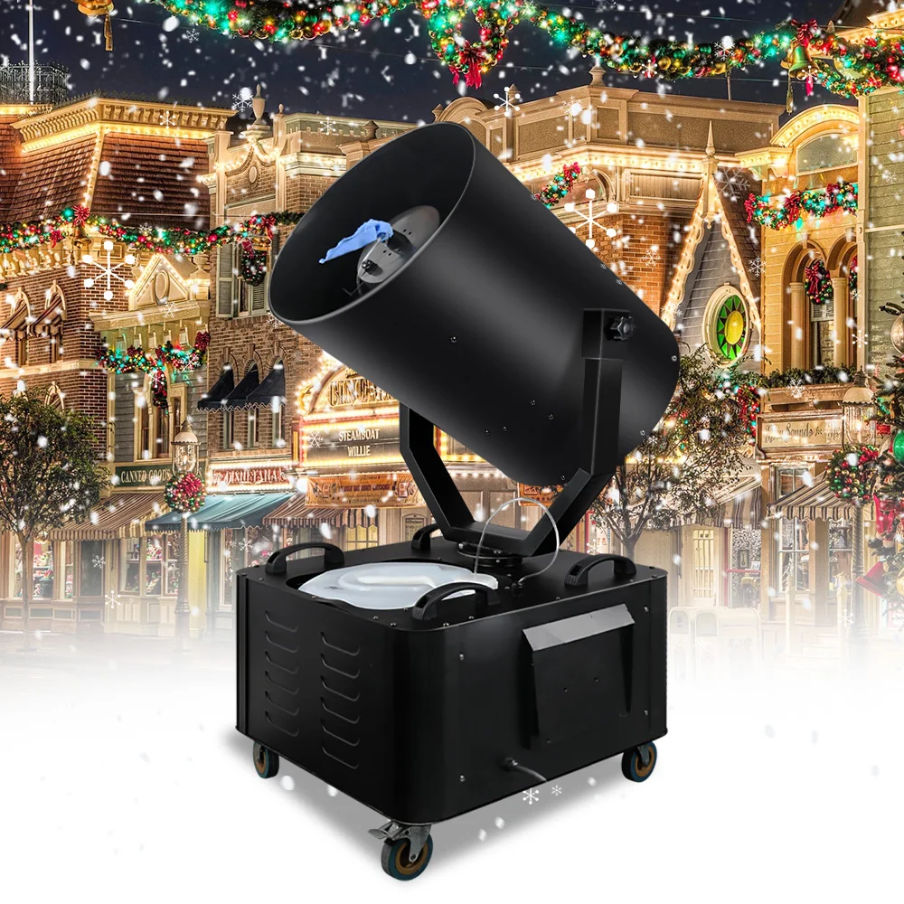 2000W Snowflake Snow Machine  moving head Remote Control Snow Maker Machine for Party Event Stage