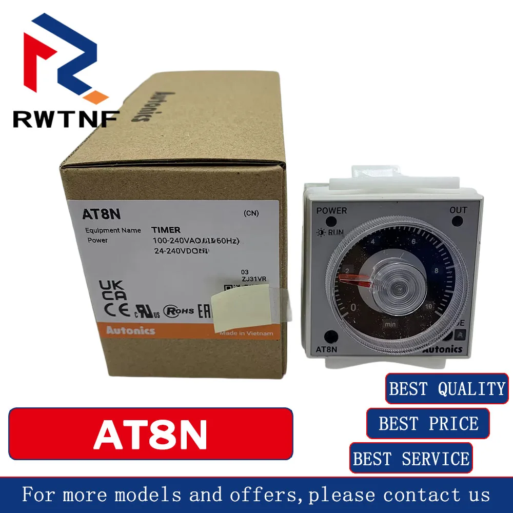 Brand New Genuine AT8N Autonics Timer Time Relay