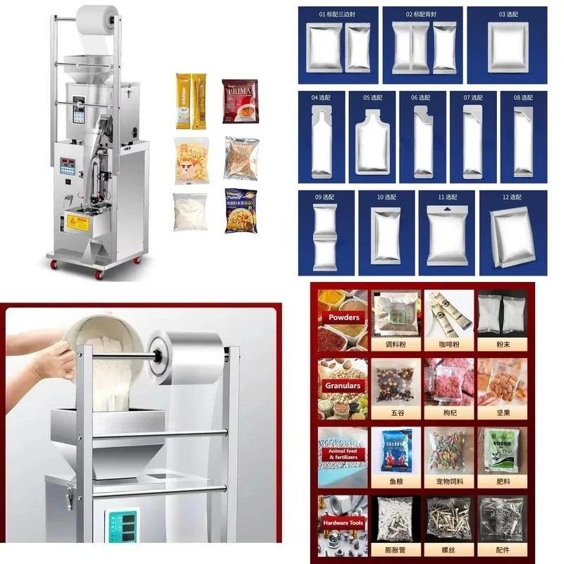 

Water Coffee Protein Whey Sugar Salt Spice Seasonings Milk Powder Granules Sachet Filling and Sealing Machine