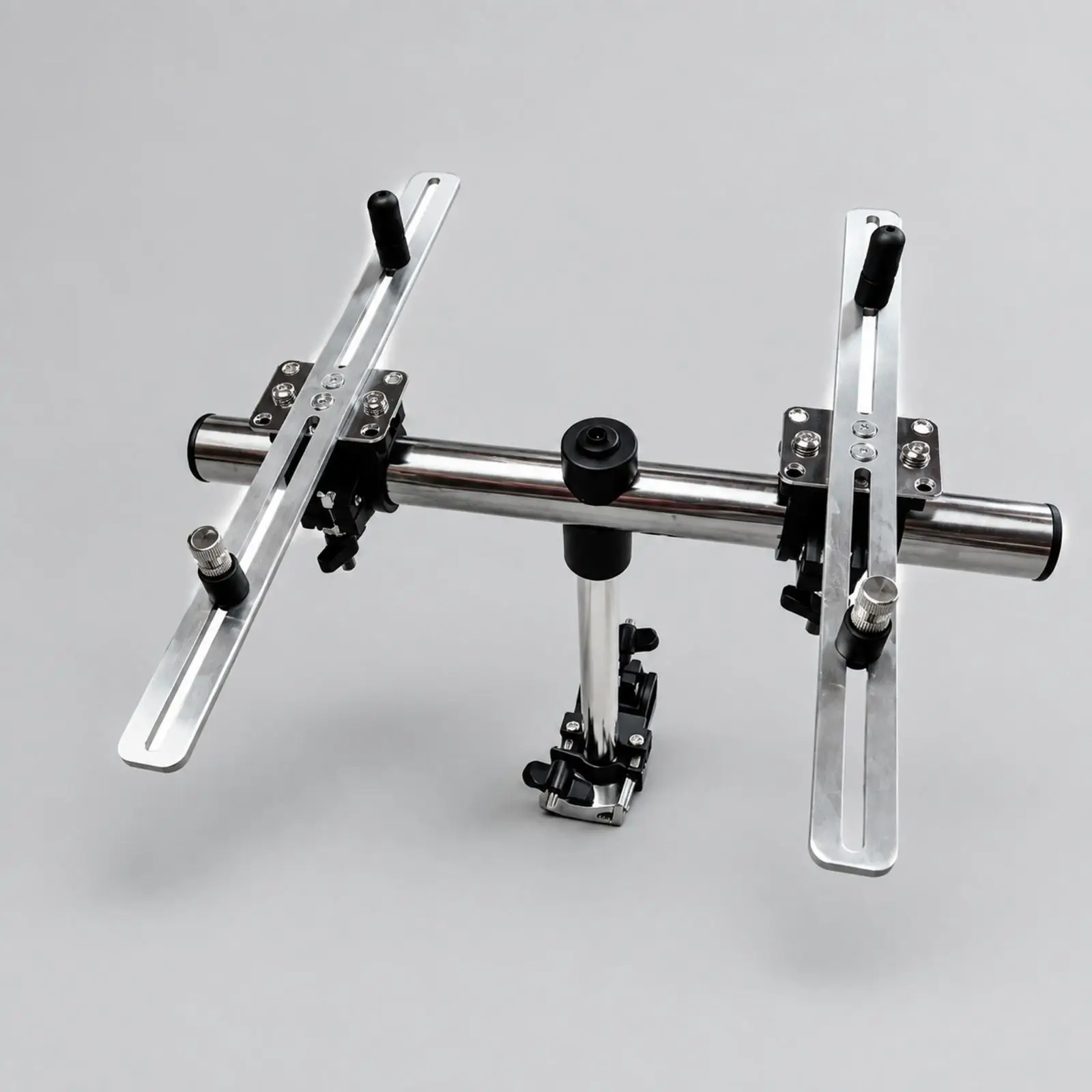 Adjustable Audio Equipment Stand Clamp Metal Stand with Adjustment Knobs Sturdy for Home Studio Owners, Performance Rigs