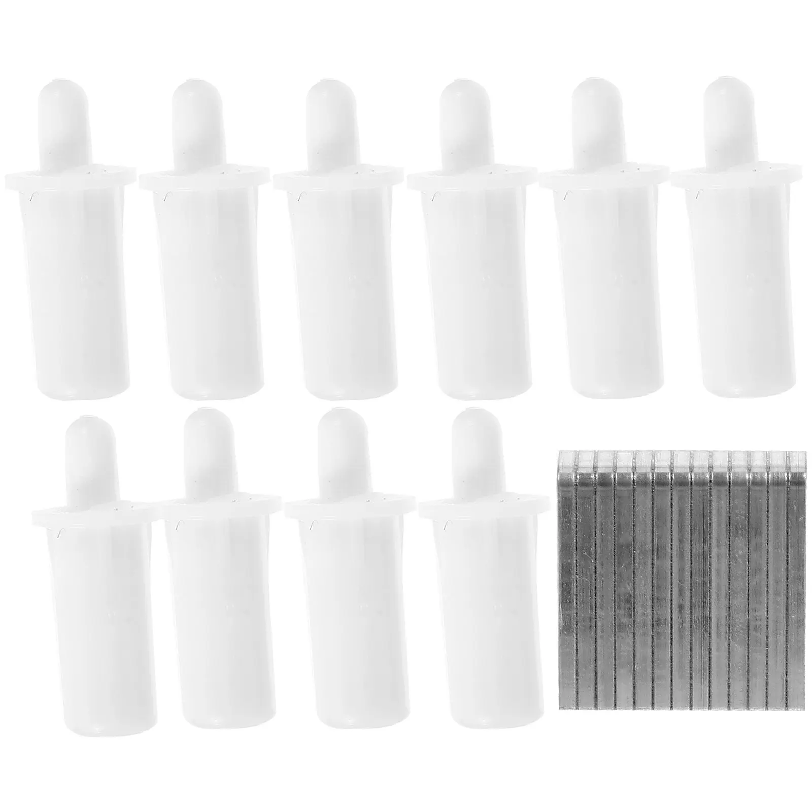 1Set Heavy Duty Shutter Repair Kit Metal Plastic Blind Repair Pins Window Screen Plunger Pins for Plantation Shutters Louvers