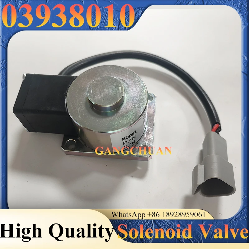 Onderdelen van bouwmachines Graafmachineonderdelen Magneetventiel 03938010 voor 3L 31C dieselmotor