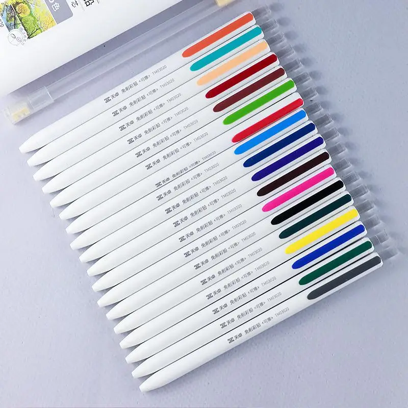 New 12/18/24/36Colors Automatic Pencil Colored Lead Smooth Writing School Office Sketching Painting Writing Stationery Supplies