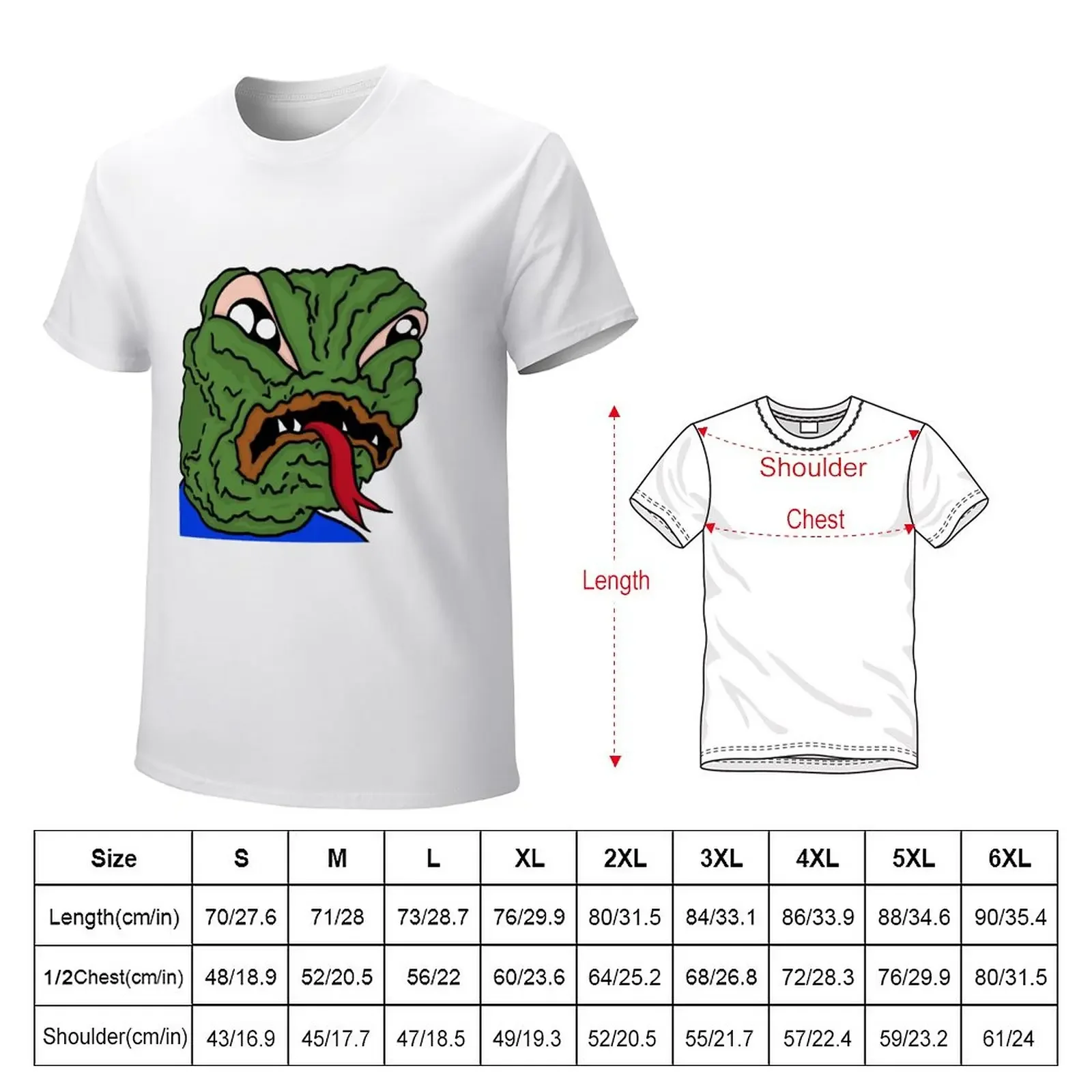 FeelsKckMan disgusted hissing pepe T-Shirt anime tees mens graphic t-shirts hip hop