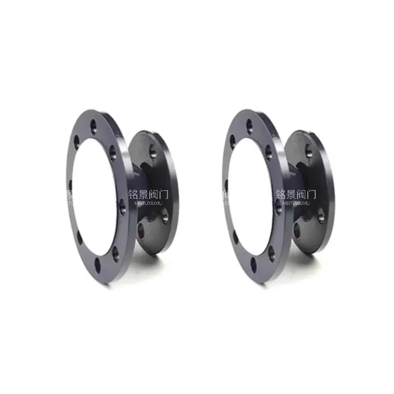 Fluorine lined small and large end pipe fittings short circuited with steel lined flange reducing large and end pipe fittings