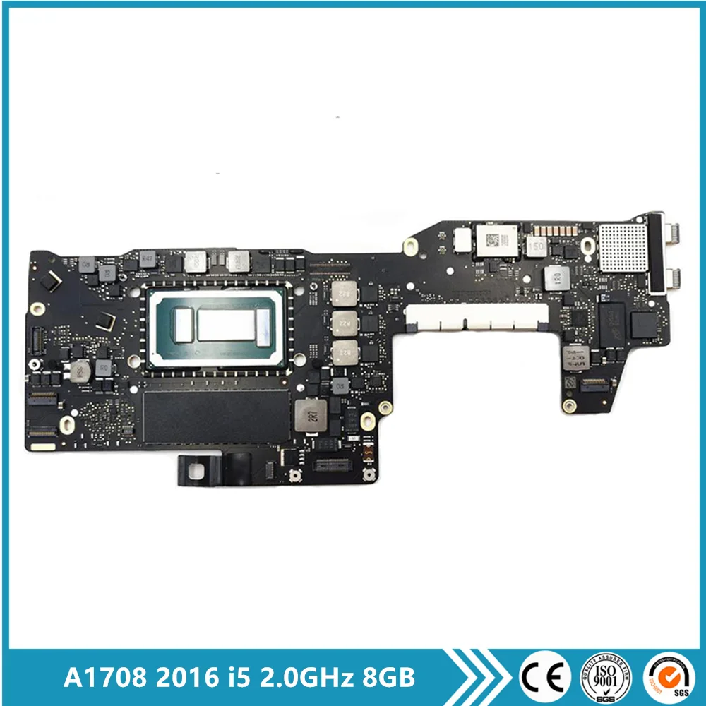 

Tested A1708 Laptop Motherboard 820-00875-A For MacBook Pro 13" Logic Board i5 2.0GHz 8GB 2016