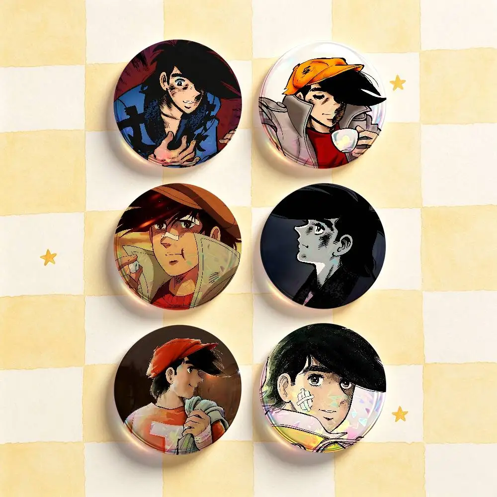Ashita no Joe Badges 25 32 44 58 75 mm Round Customizable Wholesale Fan goods Self-made fan freebies