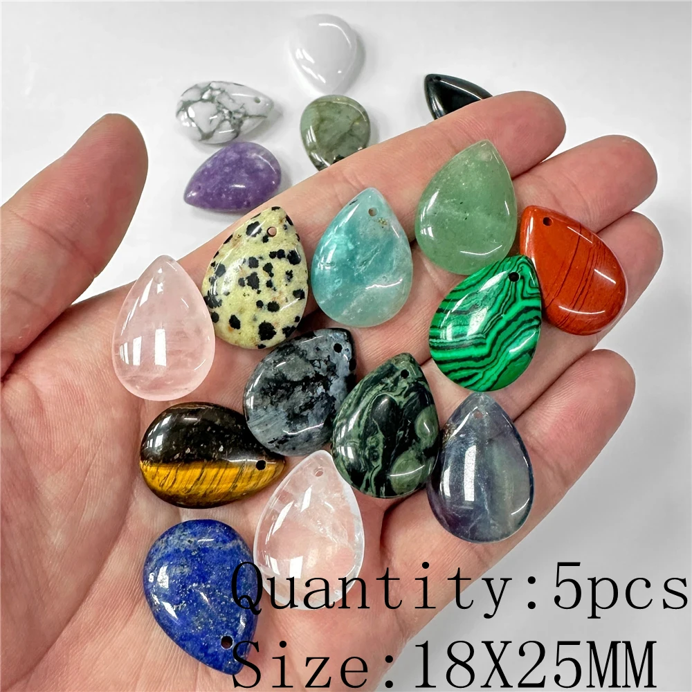 5Pcs Mixed Natuursteen Hanger Charms Willekeurige Gem Quartz Jaspers Maken Sieraden Accessoires Voor Vinden Diy Kettingen Oorbellen
