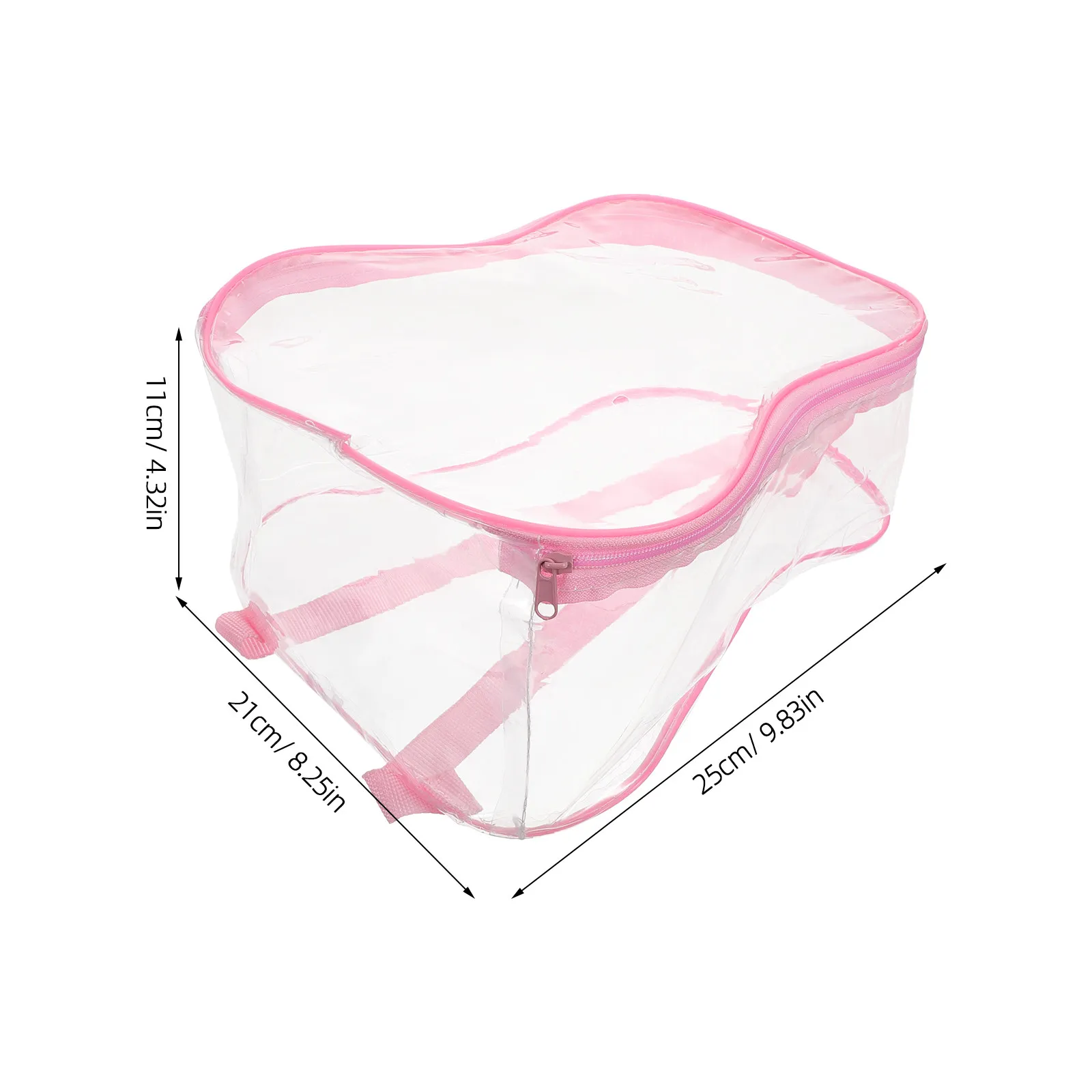 Transparent Gourd Shaped Storage Organizer Mini Figure Carrying Storage Bag Travel Holder Clear Holder Bag