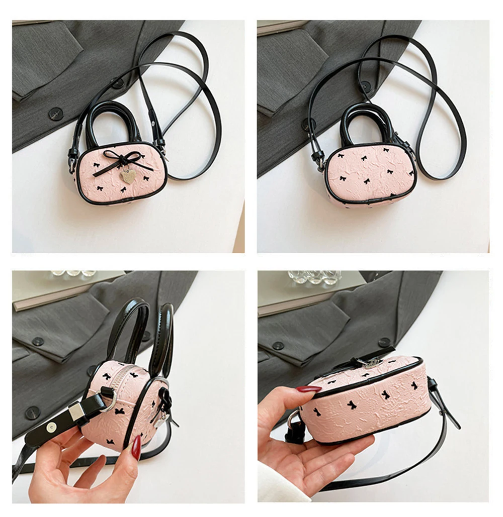 صيف جديد الكورية نمط حقيبة كتف صغيرة المرأة الانحناء عقدة حقيبة يد البولكا نقطة طباعة Crossbody موضة حقائب مربعة صغيرة