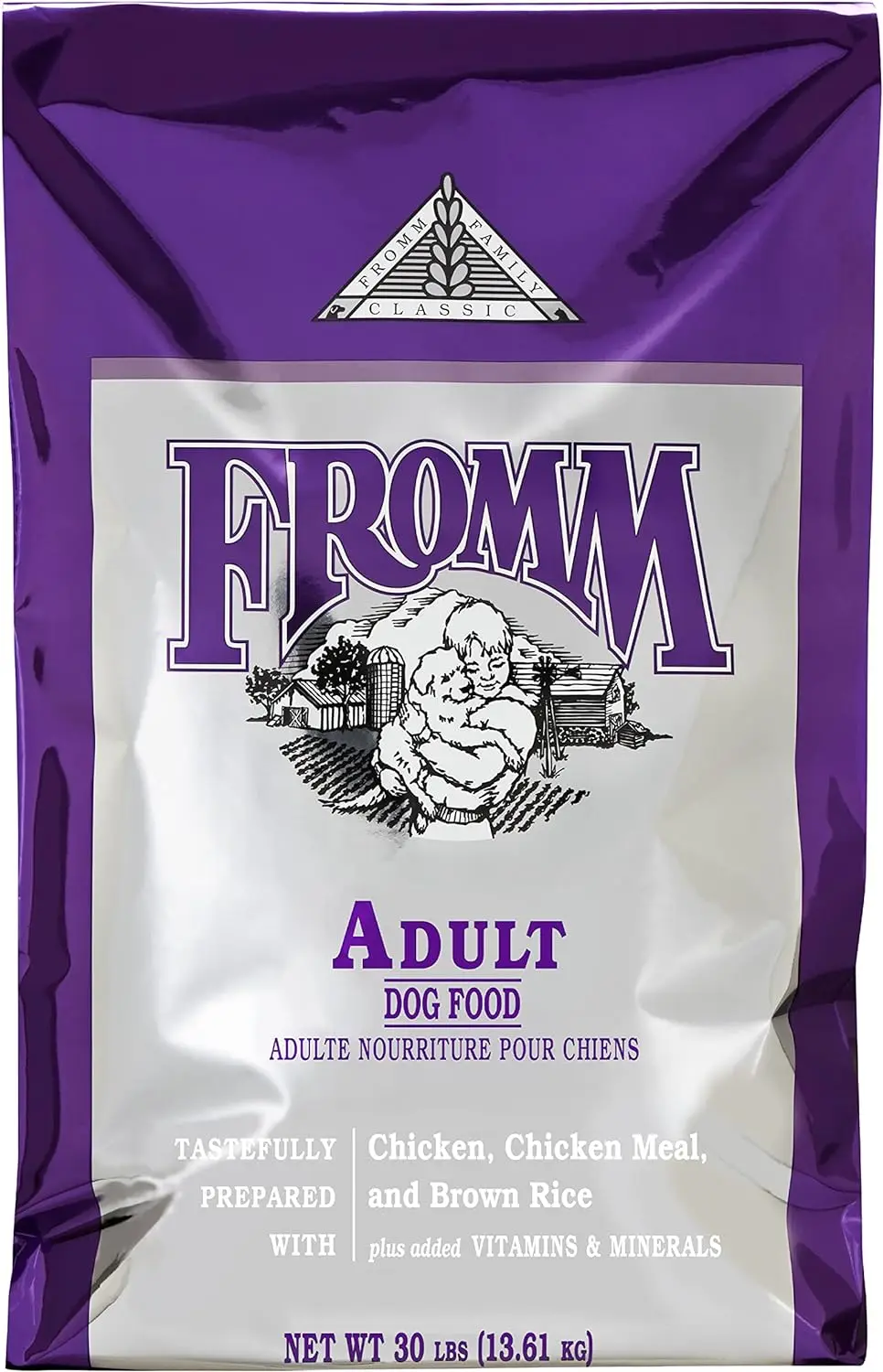 

Fromm Classic Adult Dog Food - Premium Dry Dog Food for Large, Medium, & Small Breeds - Chicken Recipe - 30 lb