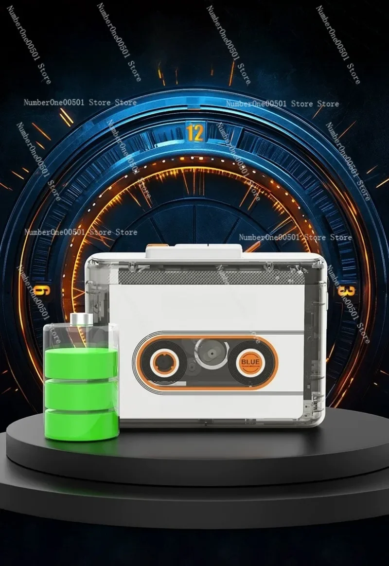 6508 Retro Bluetooth Cassette Player Stereo Walkman Rechargeable