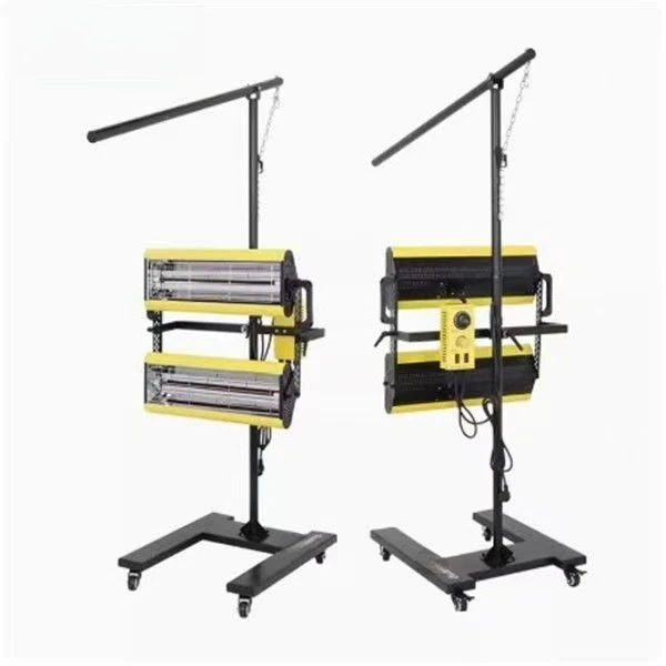 2600W Shortwave Infrared Paint Dryer, Temperature Control Timer Heating Lamp for Car Body Repair, 110V 220V