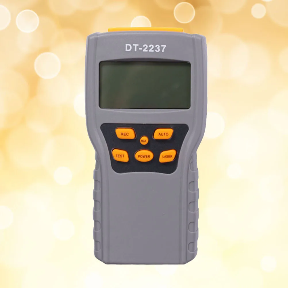 

-2237c Digital Tachometer Grey High Accuracy LCD Display Motorcycle Automotive Engine Speed Meter Durable ABS Plastic