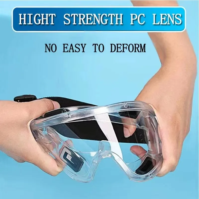 نظارات السلامة المضادة للضباب، نظارات العمل الآمنة المضادة للرذاذ والرياح، مختبر الأبحاث الصناعية، ركوب الدراجات، نظارات واضحة