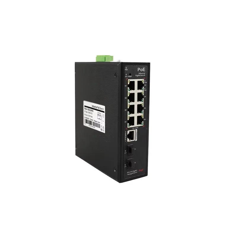 

Features Imported Chips Managed POE DIN Rail Industrial Ethernet Switch 1000M 10 Port Layer 2 GWS-IPS33108PFM