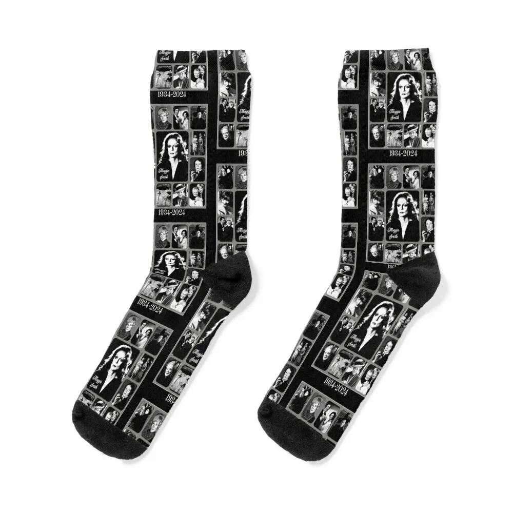 

Rest In Peace Maggie Smith Socks funny sock Children's kids kawaii Designer Man Socks Women's