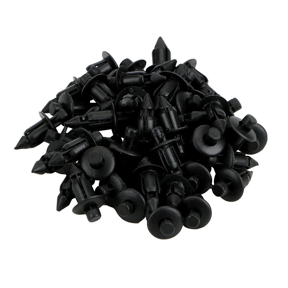 For Toyota Lexus 7mm Hole Auto Fastener Plastic Rivet Door Trim Panel Clips 50Pcs/set