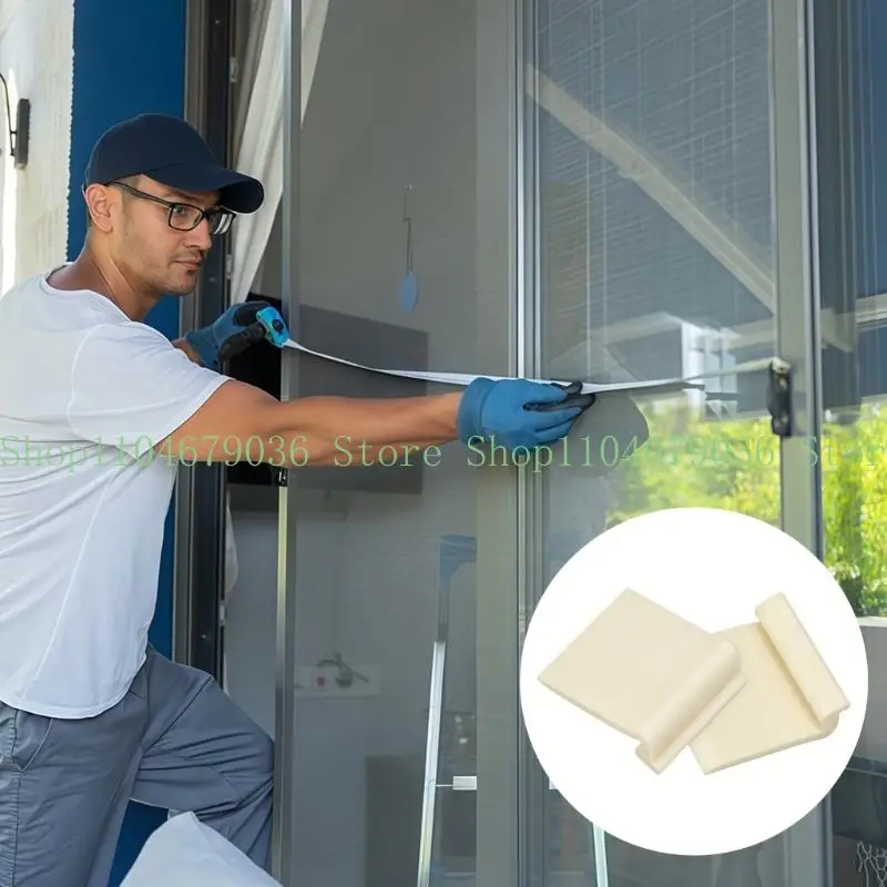 652F 20 Count High Effect Resistant Screen Mounting Clips Plastic Screen Frame Clips Designed for Standard Fiberglass & PVC