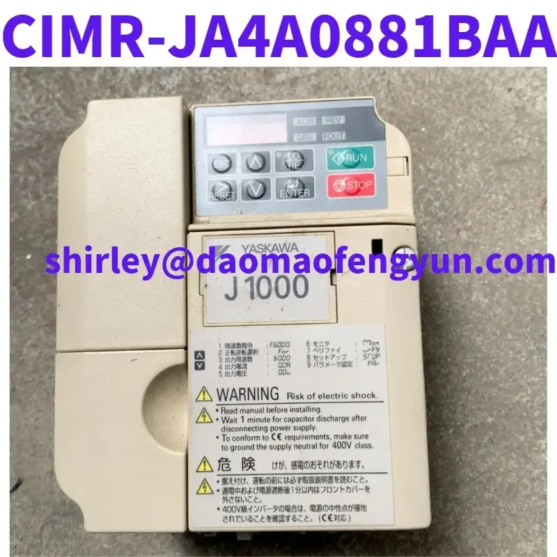 Used Frequency converter CIMR-JA4A0881BAA