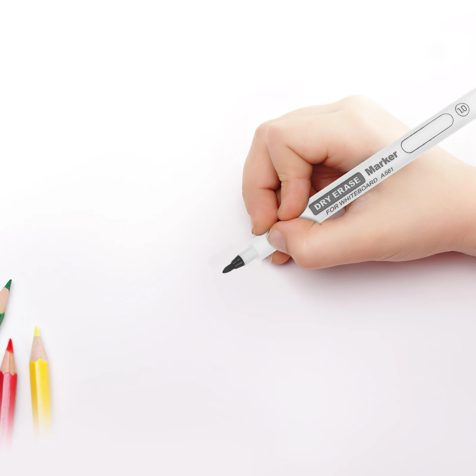 

12 Pcs Whiteboard Pen 1 0mm Red Fine Tip Dry Erase Marker for Office School Board Writing Student Teacher Supplies
