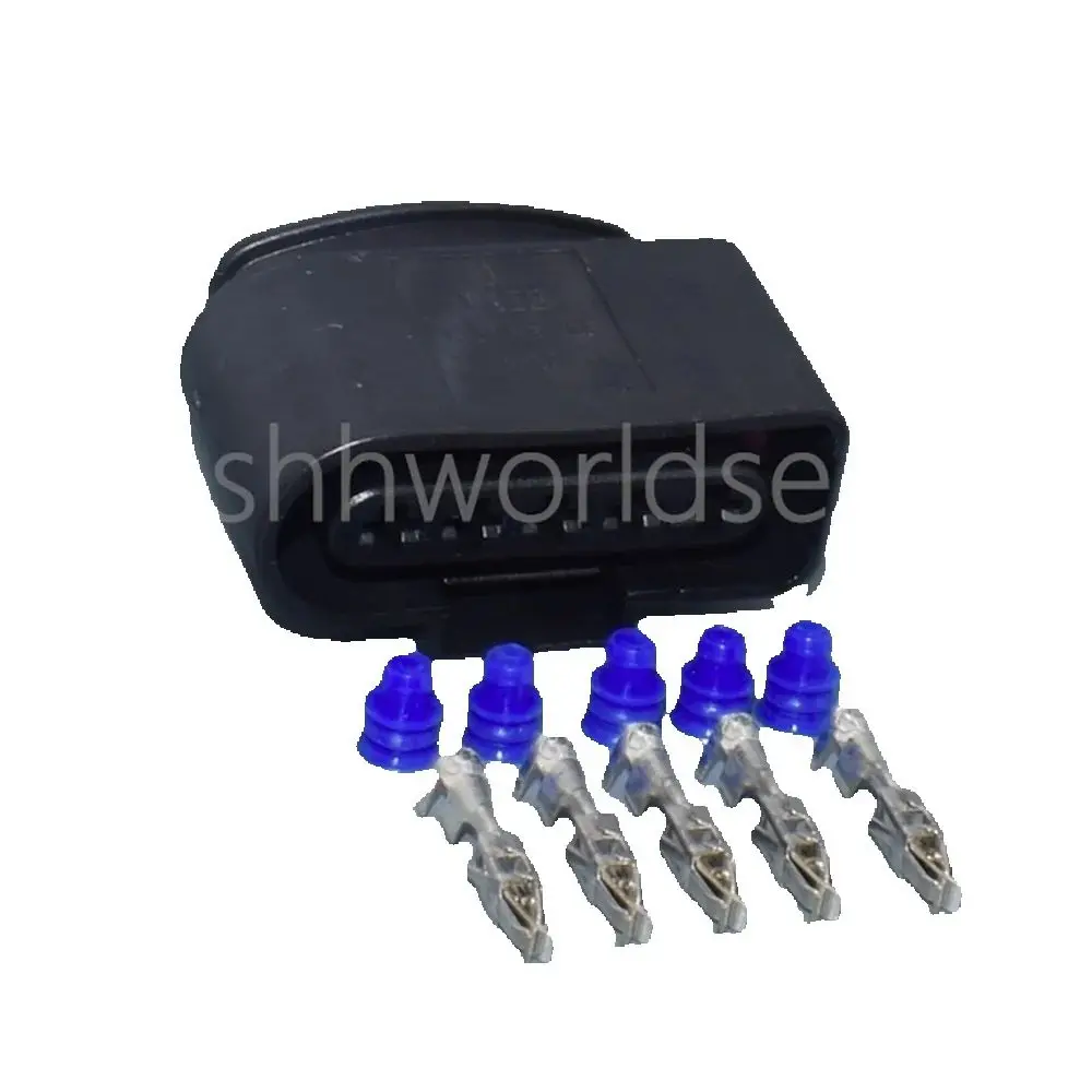 shhworldsea 1J0973705 For VW Passat Golf Jetta Touareg For Audi A3 A4 A6 A8 Q7 TT 5 Pin VAG Air Flow Meter Wire Connector Plug